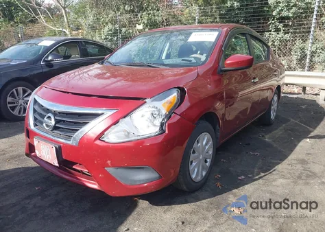 2019 Nissan Versa 1.6 Sv from USA, damaged, VIN 3N1CN7AP5KL858723